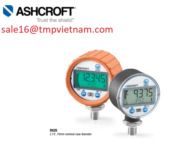 Đồng hồ đo áp suất DG25 Ashcroft